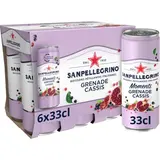 San Pellegrino Boisson pétillante au jus de grenade et jus de cassis, 6x33cl