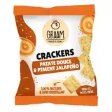 Graam Crackers Patate Douce et Piment Jalapeno, 30g