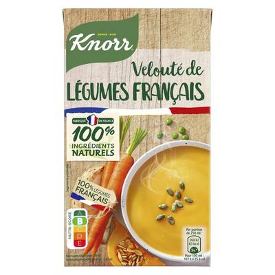 Knorr & La Potagère Soupe Velouté de Légumes Français, 1L