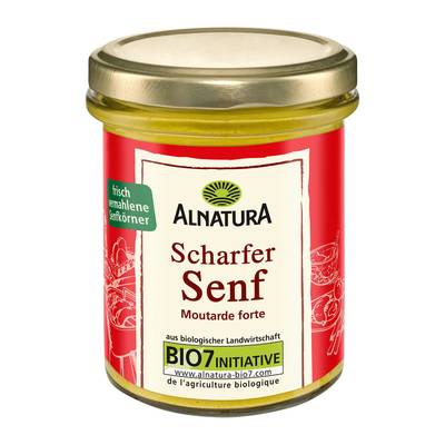 Alnatura Moutarde Forte Bio, 190g
