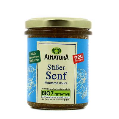 Alnatura Moutarde douce bio, 190g