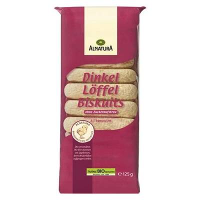 Alnatura Biscuits à la cuillère bio à l'épeautre, 125g