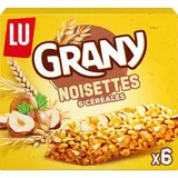 Grany Barres Noisette et 5 Céréales, 6 barres