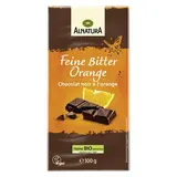 Alnatura Chocolat noir bio à l'huile essentielle d'orange Bio, 100g