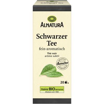 Alnatura Thé noir bio finement aromatique, 20 sachets