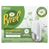 Pyrel Anti-Moustiques Répulsif Diffuseur et Recharge Liquide Sans Parfum Ajouté, 1 diffuseur + 1 recharge
