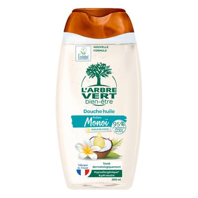 L'Arbre Vert Bien-Etre Douche huile parfum monoï parfum monoï huile de coco, 260ml