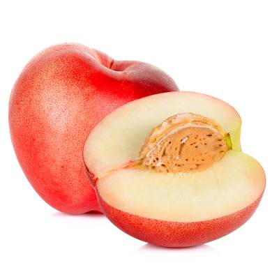 Nectar Fruits Nectarine Blanche à laisser mûrir, 1 Pièce, À Laisser Mûrir