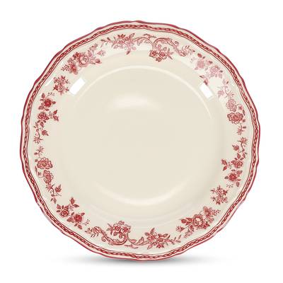 Collection Cyril Assiette plate 21,5cm burgundy Cyril, 1 pièce
