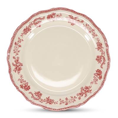 Collection Cyril Assiette plate 27cm burgundy Cyril, 1 pièce