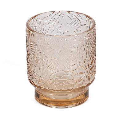 Collection Flora Verre 30cl amber Flora, 4 verres