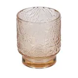 Collection Flora Verre 30cl amber Flora, 4 verres