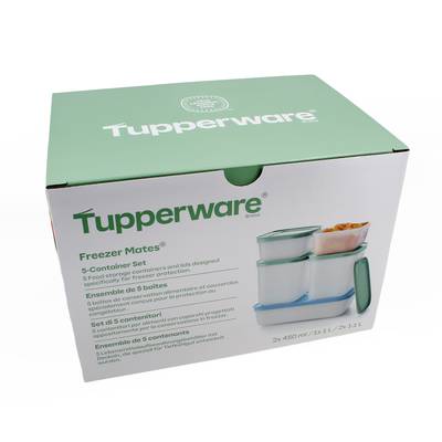 Tupperware Boites de conservation avec couvercle, 5 pièces
