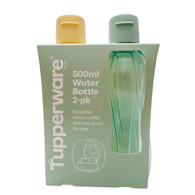 Tupperware Bouteilles recyclés lot de 2, 2 x 500ml