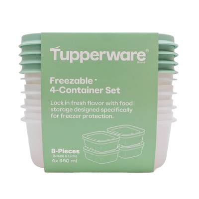 Tupperware Boîte de conservation avec couvercle, 4 pièces