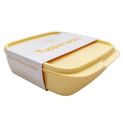 Tupperware Boîte à lunche compartimentée jaune, 500ml