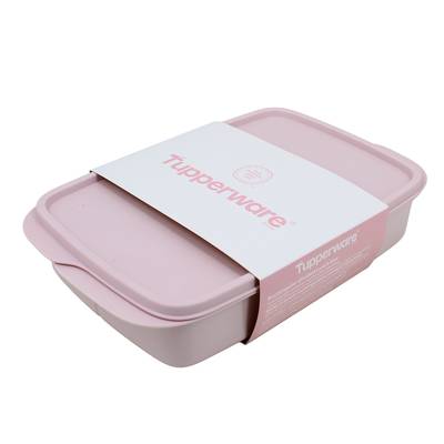 Tupperware Boîte à lunche compartimentée rose poudrée, 1L