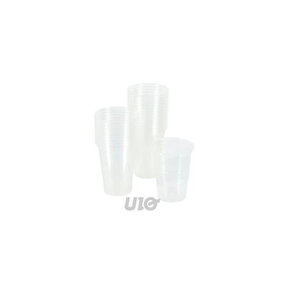 Homea Gobelets en PP  Transparents reutilisables 50cl, 25 pièces