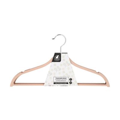 Elephant Cintre plastique soft touch, 4 cintres