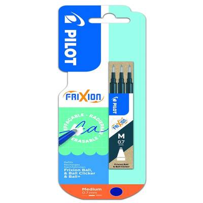 Pilot Étui de 3 recharges Frixion Ball Et Clicker - Blue Nuit, 0.7 mm