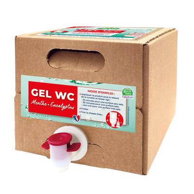 Bulle Verte Gel WC menthe Eucalyptus Ecologique Ecocert, Bidon de 2,8L