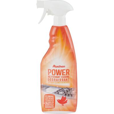 Auchan Spray dégraissant cuisine, 750ml
