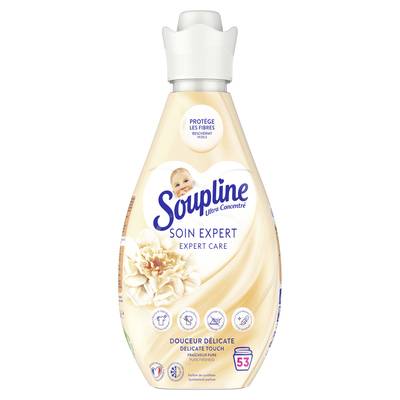 Soupline Adoucissant Ultra Concentré Douceur Délicate Fraîcheur Pure Soin Expert, 740ml