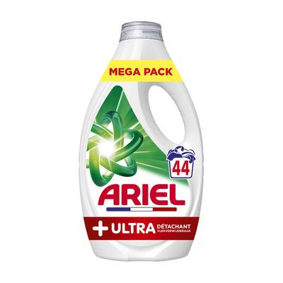 Ariel Lessive liquide Ultra détachant, 1,98L