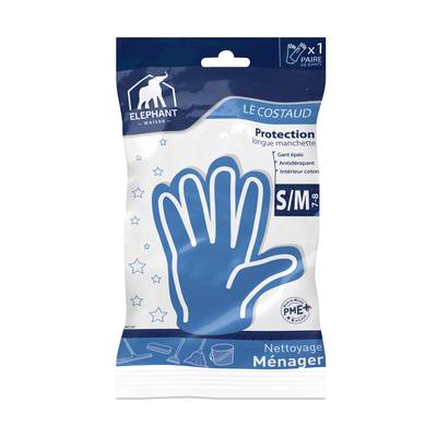 Elephant Gants Le Costaud - Nettoyage intense - Taille S/M, 1 paire