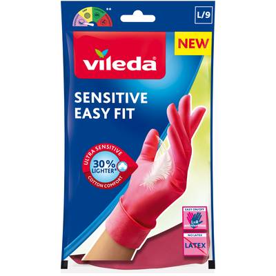 Vileda Gants Sensitive Easy Fit - Taille L