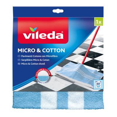Vileda Serpillière Micro & Coton
