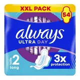 Always Serviettes Hygiéniques Ultra Day avec Ailette Taille 2, 54 serviettes