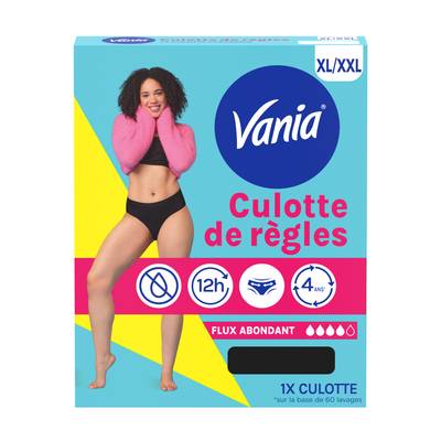 Vania Culotte menstruelle Taille XL/XXL, 1 culotte