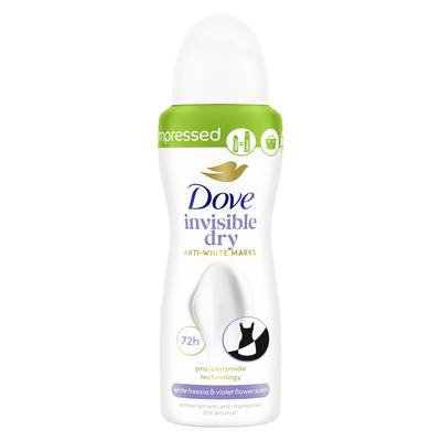 Dove Deodorant invisible dry Compressé, 100ml