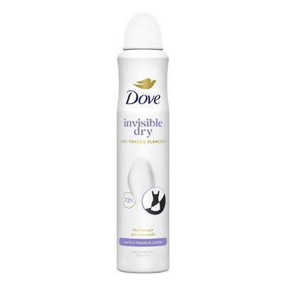 Dove Déodorant spray invisible dry, 200ml