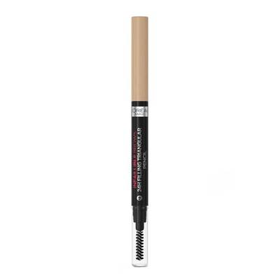 L'Oréal Crayon à Sourcils Pointe Triangulaire Teinte Cool Blond (102), 1 crayon