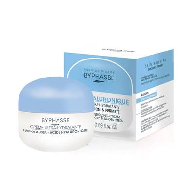 Byphasse Crème hydratante à l'Acide Hyaluronique, 50ml