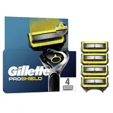 Gillette Lames de rasoir Pour Homme Proshield, 4 lames