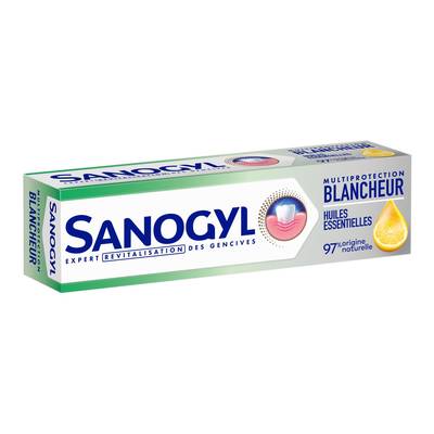 Sanogyl Dentifrice Multiprotection Gencive Huiles Essentielles Citron, 75ml