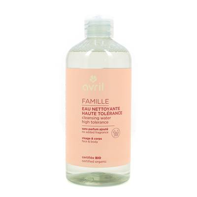 Avril Eau nettoyante haute tolérance, 500ml