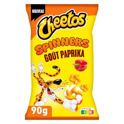 Cheetos Chips Spinners Goût Paprika, 90g