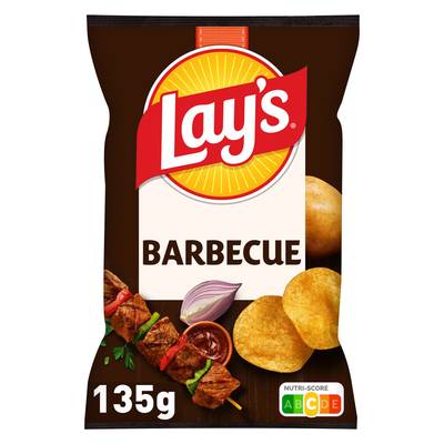 Lay's Chips ondulées saveur barbecue rib's, 120g