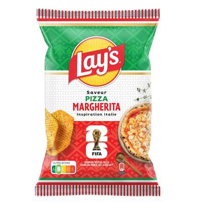Lay's Chips ondulées saveur pizza margherita, 120g