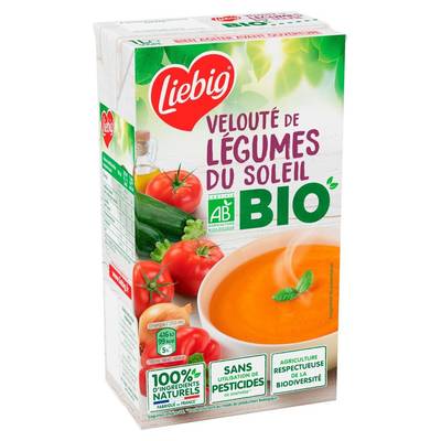Liebig Soupe Velouté de Légumes du Soleil Bio, 1L