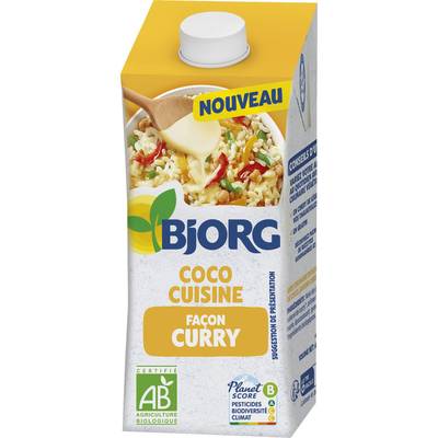 Bjorg Aide Culinaire Coco Curry Bio, 20cl