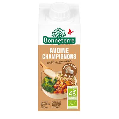 Bonneterre Avoine Champignon Cuisine bio, 20cl
