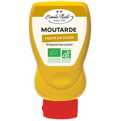 Emile Noël Moutarde Bio Forte de Dijon Flacon Squeeze, 265g