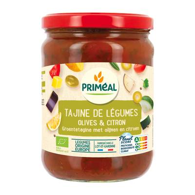 Priméal Tajine de légumes citron olive bio, 500g