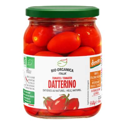 Bio Organica Italia Tomates Cerise Entières Datterino bio Demeter, 360g