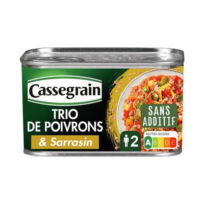 Cassegrain Trio de Povrons et Sarrasin, 375g